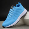 Womens Lightweight Knit Walking Sneakers  Breathable Casual Lace Up Shoes 4