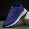 Womens Lightweight Knit Walking Sneakers  Breathable Casual Lace Up Shoes 2