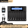 VariCore LCD Fast AA AAA Battery Charger  8 Slot Universal Rechargeable Battery Charger 9