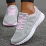 AirFlex Womens Breathable Mesh Sneakers Lightweight Lace Up Vulcanized Shoes For Active Comfort 9