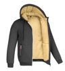 Mens Full Zip Fleece Hoodie Casual Winter Jacket For Sports And Streetwear 4