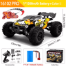1 To 16 Scale 4WD RC Car With LED Lights High Speed 70KMH Drift Monster Truck 5