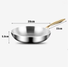 ChefSteel 316 Stainless Steel Nonstick Frying Pan 6