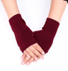 Chunky Knit Faux Wool Fingerless Gloves 14