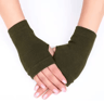 Chunky Knit Faux Wool Fingerless Gloves 16