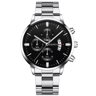 Silver Stainless Steel Luxury Quartz Watch 5