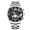Stainless Steel Quartz Watch For Men With Calendar And Luminous Display 6