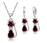 LunaSpark Cat Charm Jewelry Set 3