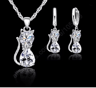 LunaSpark Cat Charm Jewelry Set 4