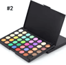 Large Color Glitter Eyeshadow Palette Matte And Shimmer Long Lasting 4