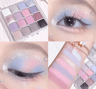 Sixteen Color Sunset Earth Tone Eyeshadow Palette Pearl And Matte 6
