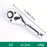 TorqueFlex Compact Dual Size Ratchet Wrench Short Handle Tool 4