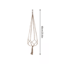 Hand Woven Hanging Plant Holder Cotton Rope Flower Pot Hanger 4