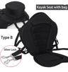 Adjustable Padded Kayak Seat With Backrest And Detachable Storage Bag 6