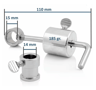 Double Sided Rotisserie Fork Stainless Steel BBQ Skewer For Grilling And Roasting 8