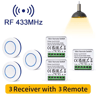 Wireless Remote Light Switch 433MHz Smart Control Module For Home DIY 9