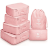 6 Piece Travel Packing Cubes Luggage Organizer Set 6