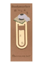 Gold Plated Cat Bookmark Folder Clip Cute Reading Label 6