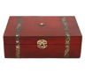 HeritageWood Vintage Treasure Chest Wooden Keepsake Storage Box 5