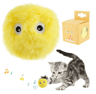 Interactive Cat Toy Balls Smart Plush Chirping Pet Play Set 5