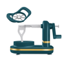 Manual Apple Peeler Hand Crank Fruit Peeling Machine With Stainless Steel Blades 6