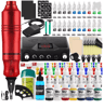 Complete Tattoo Pen Machine Kit Rotary Cartridge Tattoo Starter Set 5