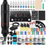 Complete Tattoo Pen Machine Kit Rotary Cartridge Tattoo Starter Set 6