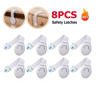 SecureFlex Child Safety Strap Locks No Drill Cabinet And Drawer Protection 6