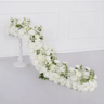 Luxury Red Rose Artificial Flower Row Wedding Table Centerpiece Decor 4