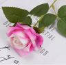Long Stem Red Rose Artificial Flowers For Wedding And Home Decor 6