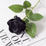 Long Stem Red Rose Artificial Flowers For Wedding And Home Decor 13