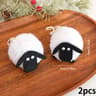 Cute Plush Sheep Eid Decorations Mini Ramadan Mubarak Table Decor Set 7