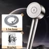 High Pressure Filtered Shower Head Stainless Steel Handheld Water Saver 9