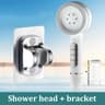 High Pressure Handheld Shower Head 4 Mode Adjustable Bathroom Set 20