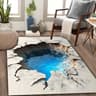 3D Desert Crack Area Rug Non Slip Washable Floor Mat For Living Room Bedroom Decor 10