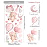 Cartoon Bear Balloon Wall Stickers Kids Room Nursery Wall Decals 6