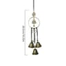 Wooden Fish Wall Hanging Bell Coastal Door Decor 10