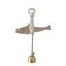 Wooden Fish Wall Hanging Bell Coastal Door Decor 6