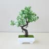 Mini Artificial Bonsai Tree Potted Plant For Desk And Home Decor 9