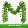 Artificial Ivy Garland Vine Green Wall Hanging Plant For Home Decor 6