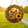 Butterfly Stained Glass Suncatcher Hanging Window Art Decor 8