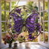 Butterfly Stained Glass Suncatcher Hanging Window Art Decor 11