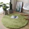 Round Plush Fluffy Rug Soft Carpet Non Slip Cozy Floor Mat 6