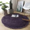 Round Plush Fluffy Rug Soft Carpet Non Slip Cozy Floor Mat 12
