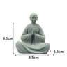 Zen Monk Miniature Statue Meditation Garden Aquarium Decor 6