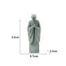 Zen Monk Miniature Statue Meditation Garden Aquarium Decor 7