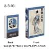 Ukiyoe Lucky Cat Decorative Book Storage Box Japanese Hidden Storage Decor 9