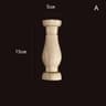 Vintage Carved Wood Applique Decorative Column Spindle Ornament For Furniture And Home Decor 3
