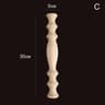 Vintage Carved Wood Applique Decorative Column Spindle Ornament For Furniture And Home Decor 23