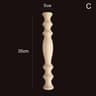 Vintage Carved Wood Applique Decorative Column Spindle Ornament For Furniture And Home Decor 24